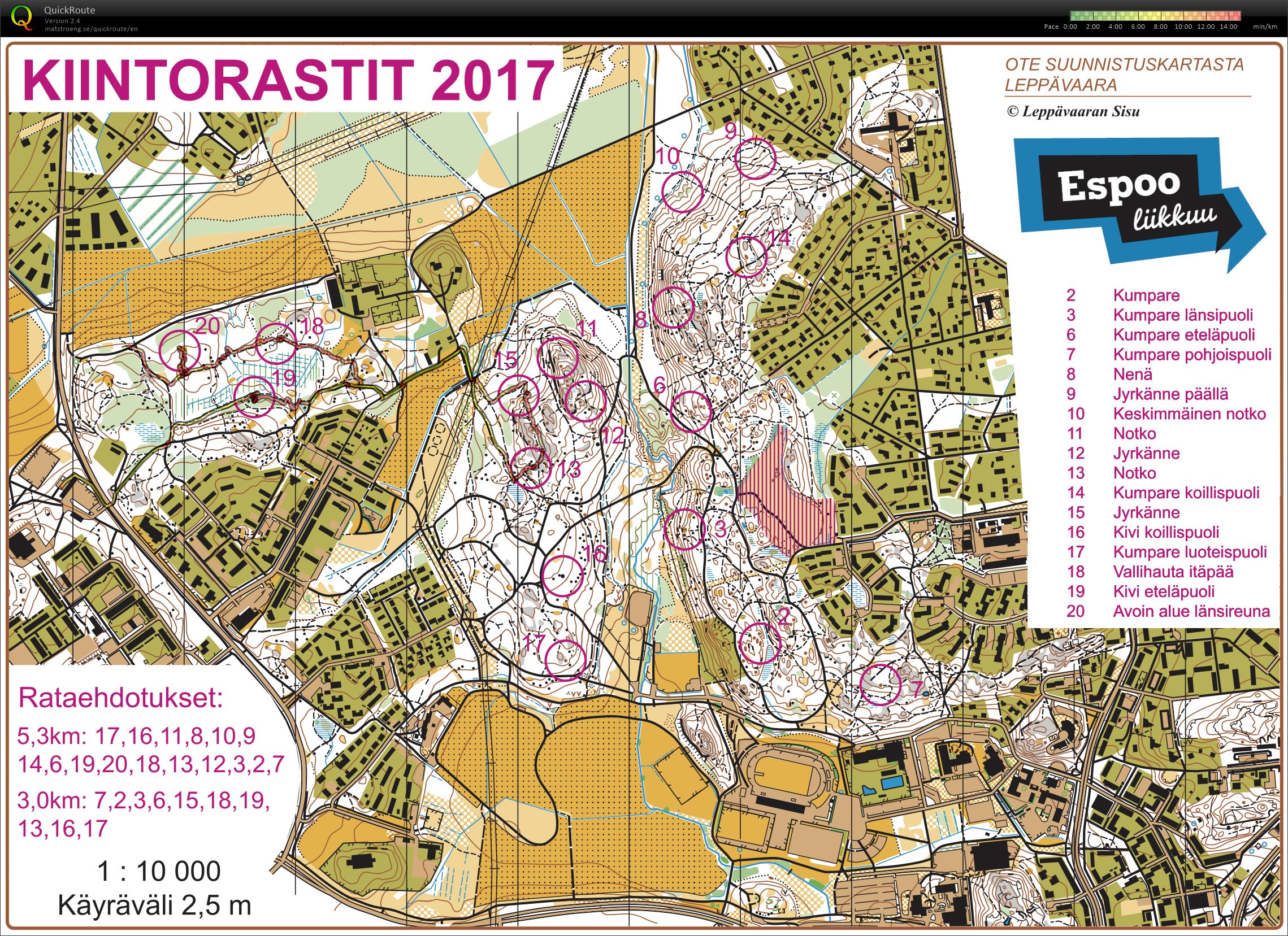 Yösuunnistustreeni Katrinan kanssa (17-11-2017)