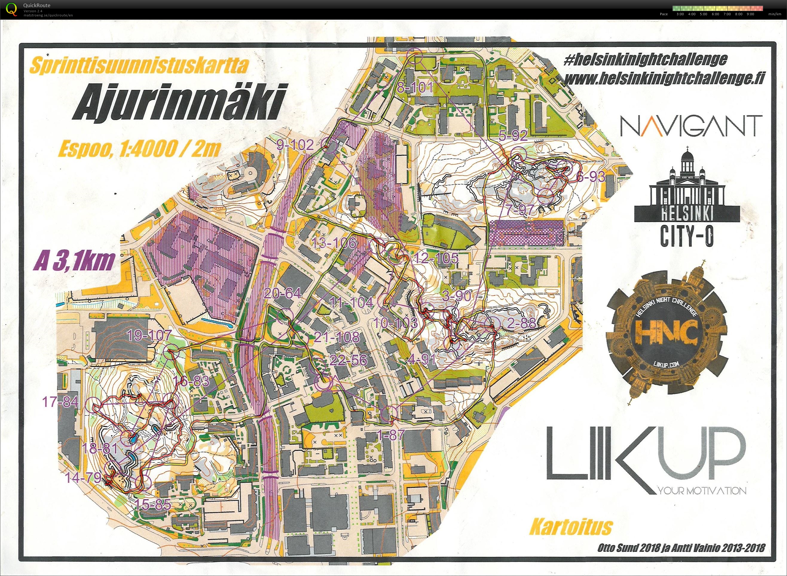 Helsinki Night Challenge (2018-10-24)
