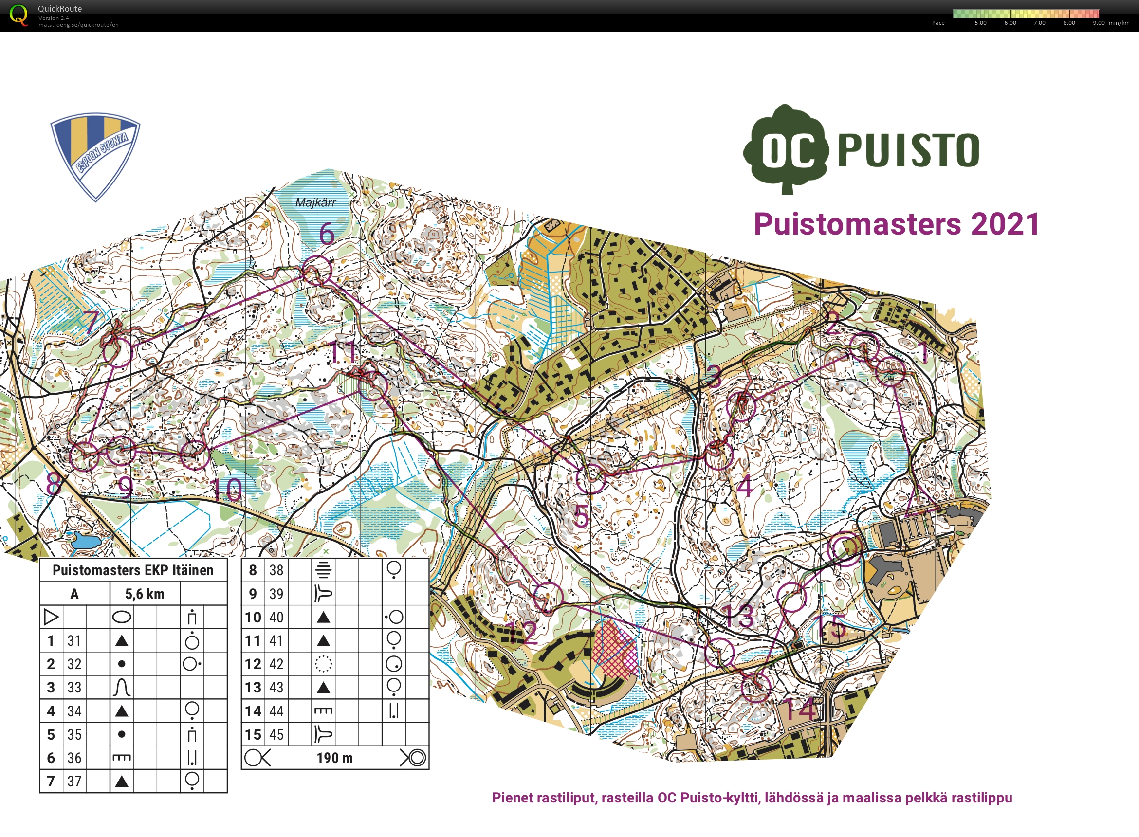 Puistomasters 1/2021 (17/04/2021)